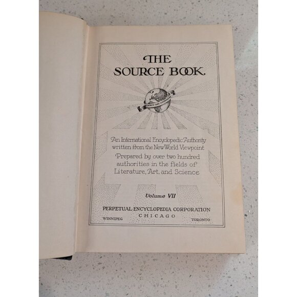 The Source Book Encyclopedia Vol. VII 1924 By Perpetual Encyclopedia Corp. - Picture 5 of 16